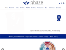 Tablet Screenshot of phaze2wellness.com